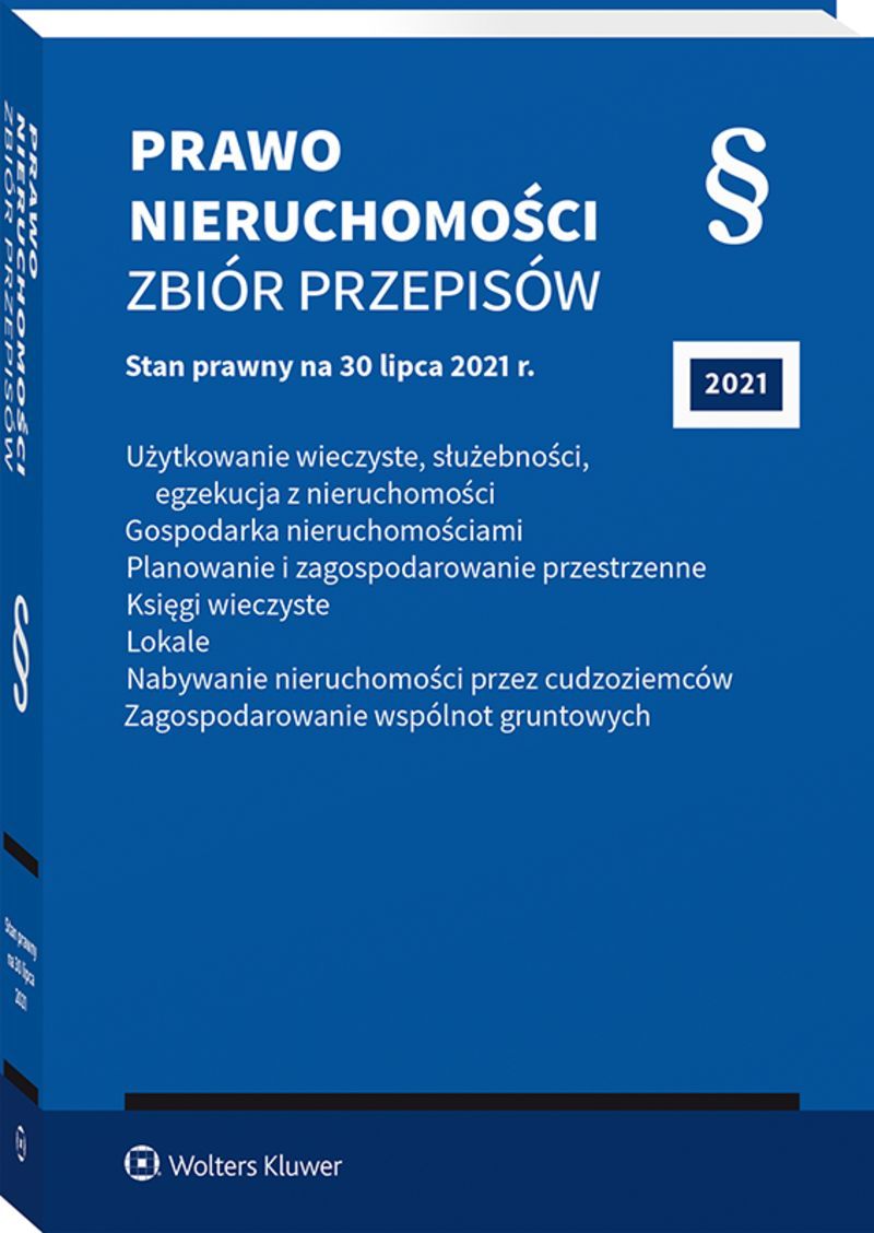 Prawo nieruchomości Zbiór przepisów