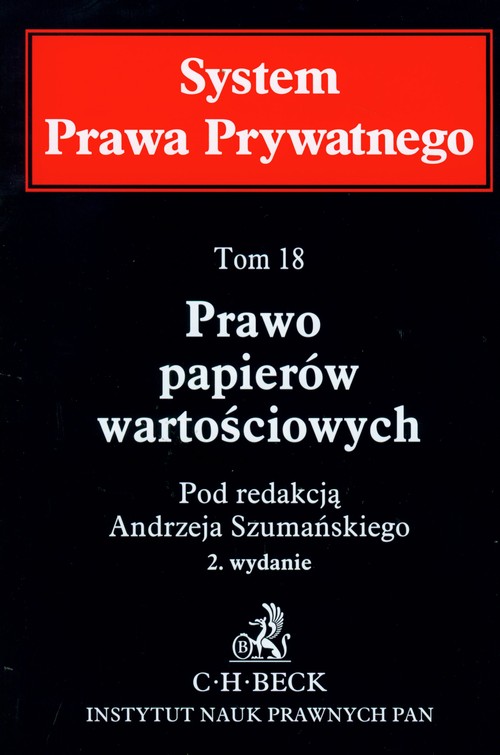 Prawo papierów wartościowych t.18