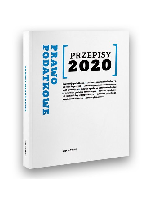Prawo Podatkowe Przepisy 2020