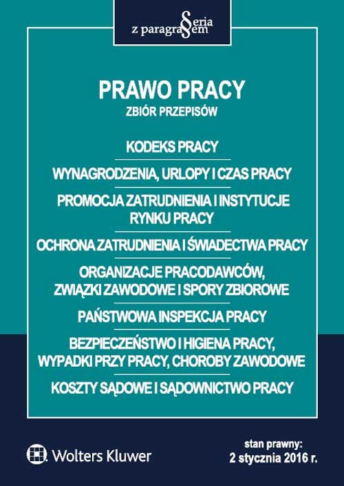 Prawo pracy Zbiór przepisów