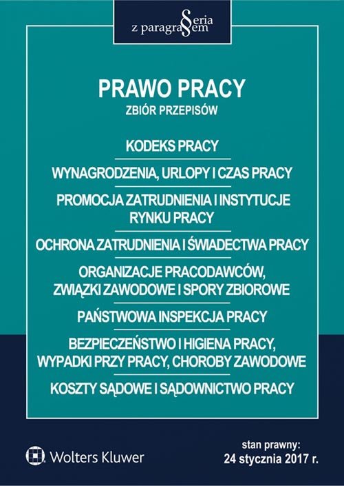 Prawo pracy Zbiór przepisów