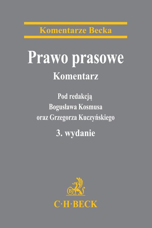 Prawo prasowe Komentarz