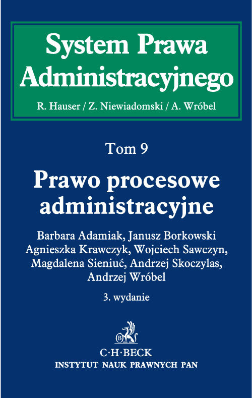 Prawo procesowe administracyjne System Prawa Administracyjnego Tom 9