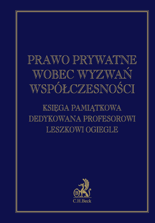 Prawo prywatne wobec wyzwań współczesności.