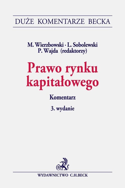 Prawo rynku kapitałowego Komentarz