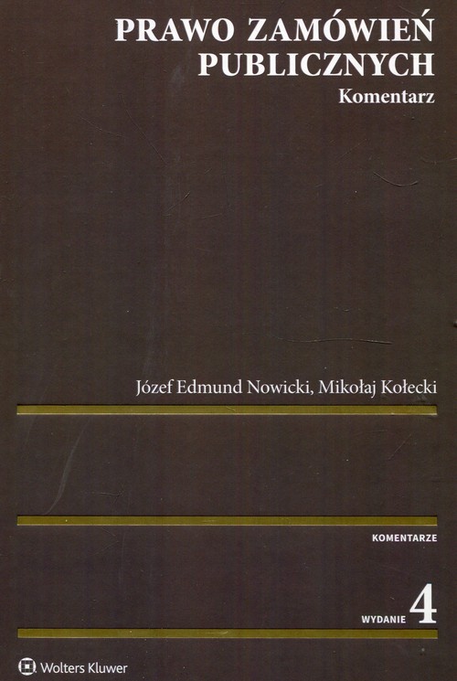 Prawo zamówień publicznych Komantarz