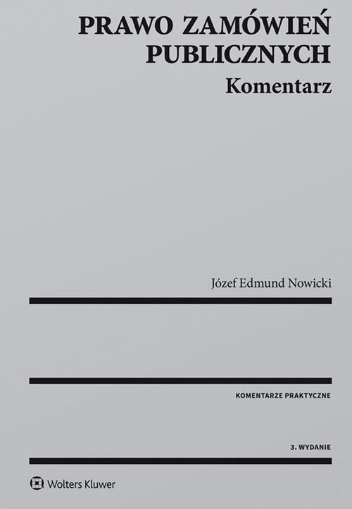 Prawo zamówień publicznych Komentarz