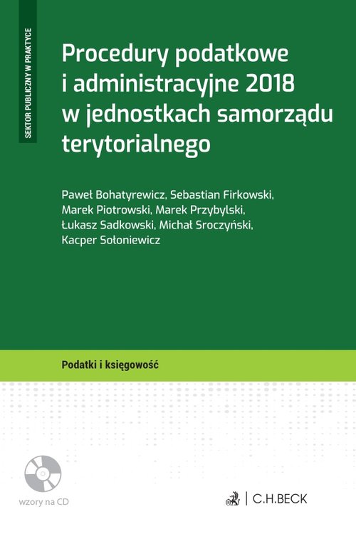 Procedury podatkowe i administracyjne 2018 w jednostkach samorządu terytorialnego + płyta CD