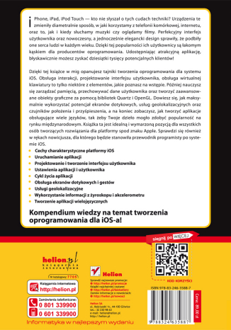 Programowanie aplikacji na iPhone 4. Poznaj platformę iOS SDK3 od podstaw