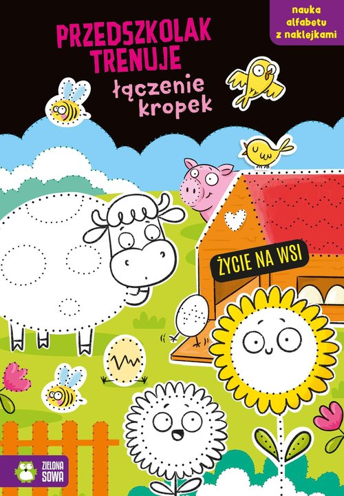 Przedszkolak trenuje łączenie kropek Życie na wsi