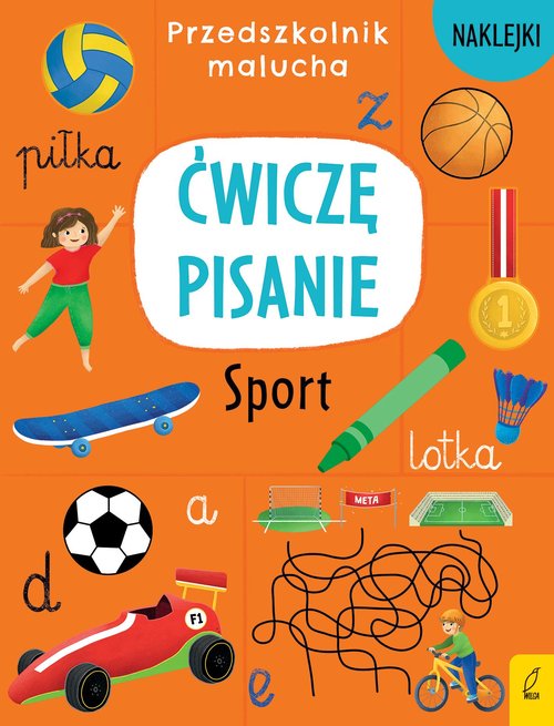 Przedszkolnik malucha Ćwiczę pisanie Sport