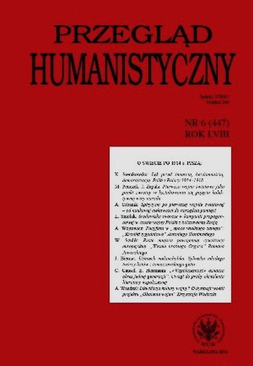 Przegląd Humanistyczny 6/2014