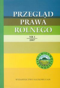 Przegląd prawa rolnego 1/2007