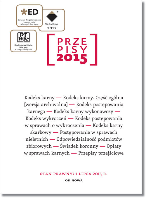 Przepisy 2015 Zbiór karny