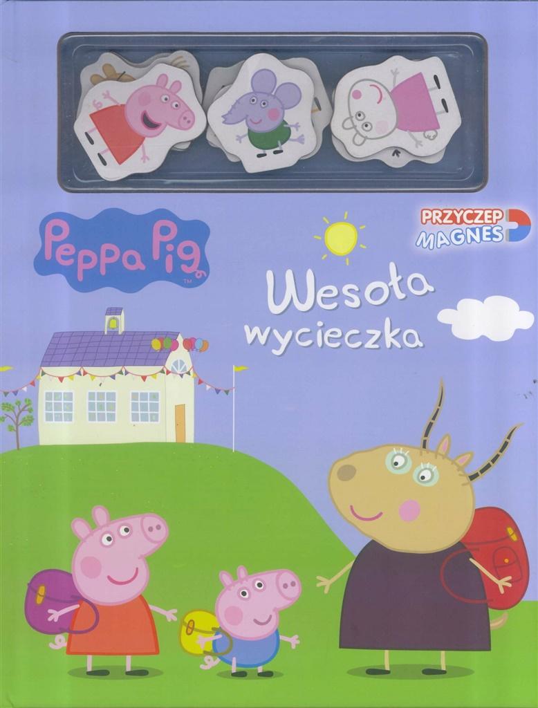 Przyczep magnes wesoła wycieczka Świnka Peppa