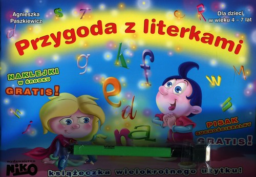 Przygoda z literkami (4-7 lat) + naklejki i pisak