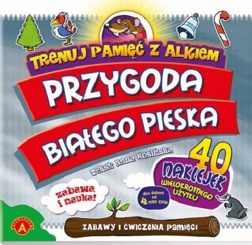 Przygody białego pieska Trenuj pamięć z Alkiem