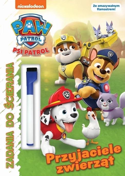 Przyjaciele zwierząt. Psi Patrol. Zadania do ścierania