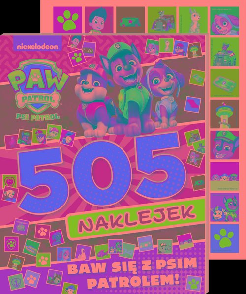 Psi Patrol. 505 naklejek. Baw się z Psim Patrolem