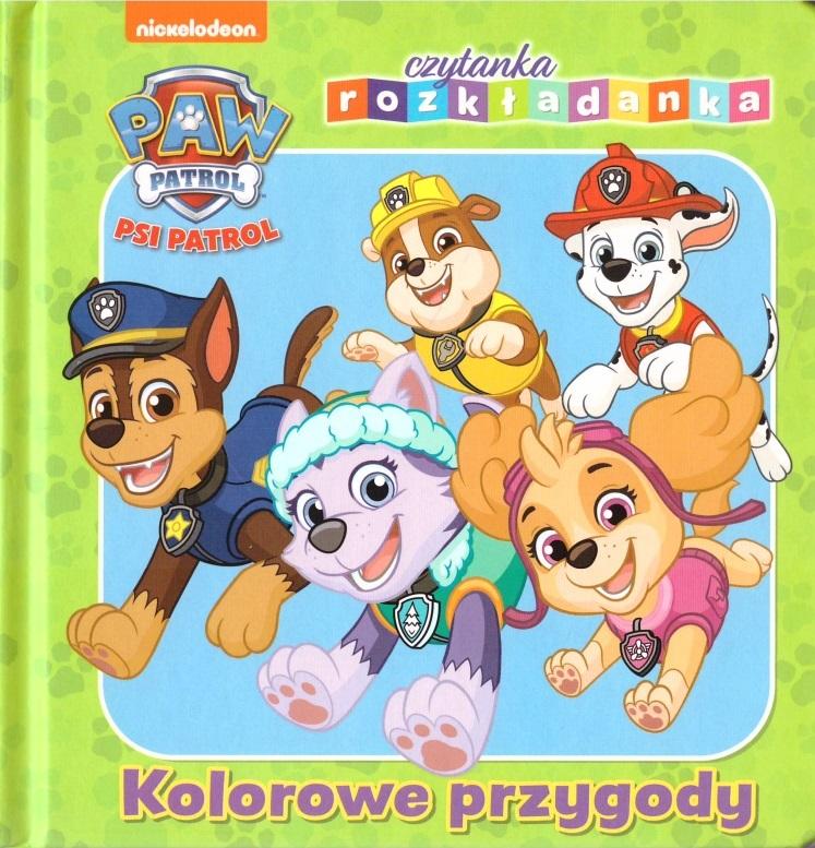 Psi Patrol Czytanka Rozkładanka Kolorowe przygody