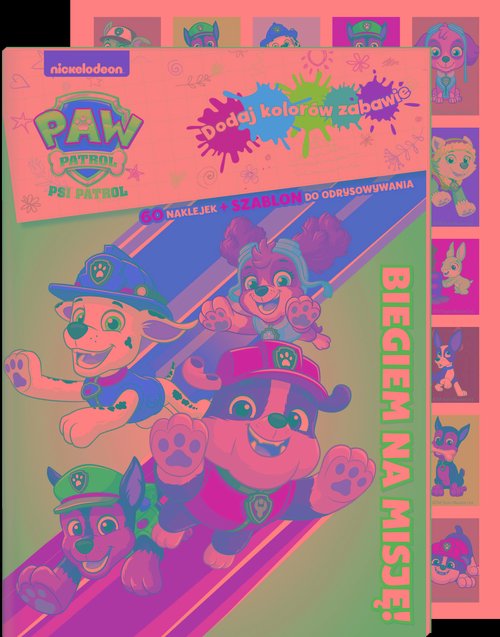 Psi Patrol. Dodaj kolorów zabawie. Biegiem na misję