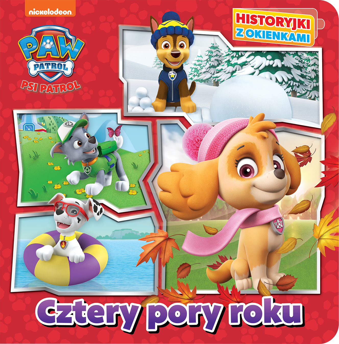 Psi Patrol Historyjki z okienkami Cztery pory roku