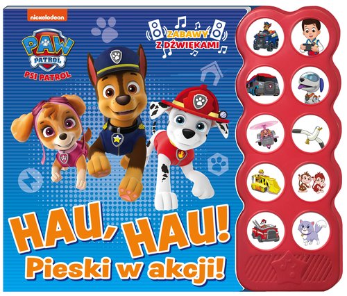 Psi Patrol Książka z dźwiękami Pieski w akcji!