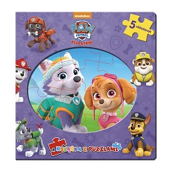 Psi Patrol książka z puzzlami