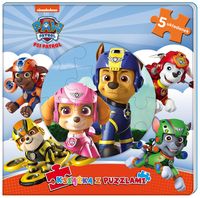 Psi Patrol Książka z puzzlami