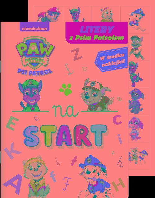 Psi Patrol Na start 6 Litery z Psim Patrolem