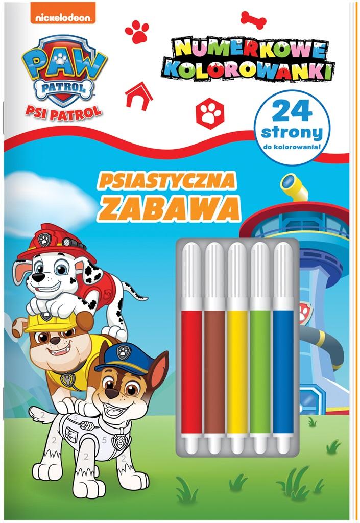 Psi Patrol Numerkowe kolorowanki 7 Psiastyczna zabawa