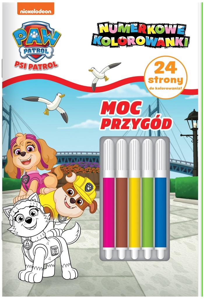 Psi Patrol Numerkowe kolorowanki 8 Moc przygód