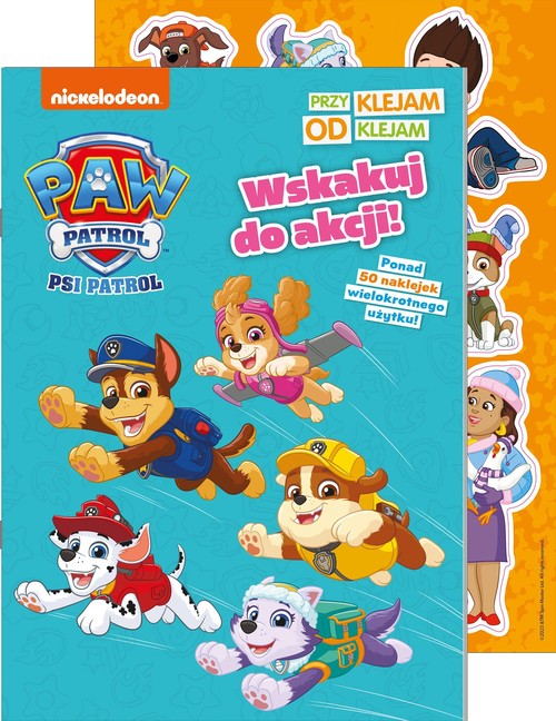 Psi Patrol Przyklejam Odklejam