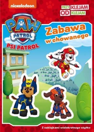 Psi Patrol. Przyklejam, odklejam. Zabawa w chowanego