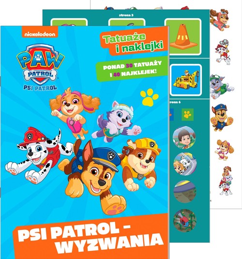 Psi Patrol. Tatuaże i naklejki