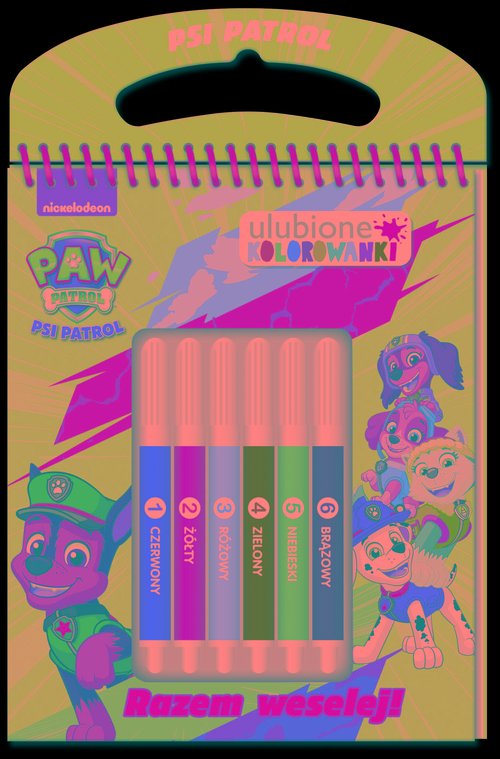 Psi Patrol. Ulubione kolorowanki Razem weselej