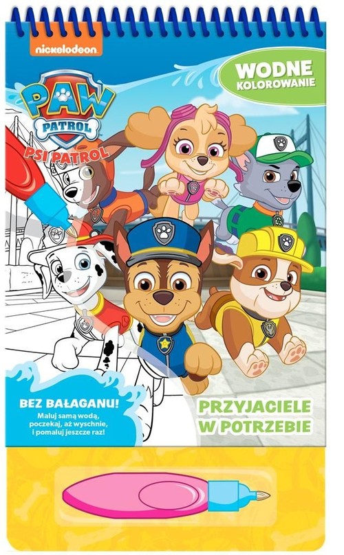 Psi Patrol Wodne kolorowanie Przyjaciele w potrzebie