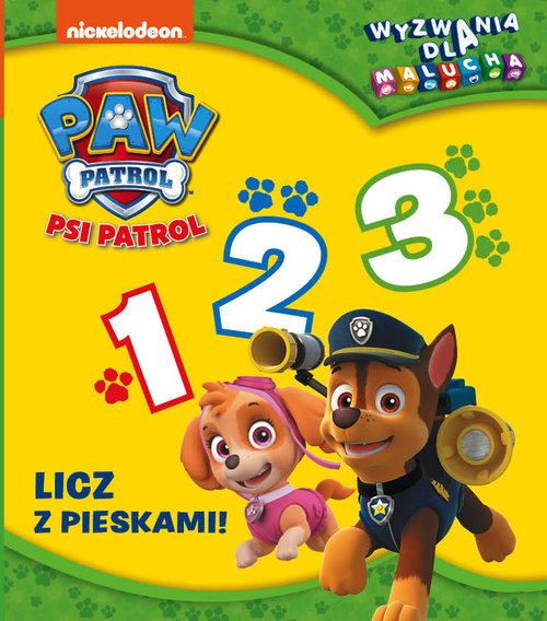 Psi Patrol Wyzwania dla malucha Licz z pieskami!