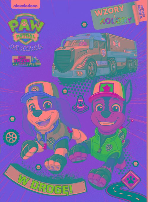 Psi Patrol Wzory i Kolory 4 W drogę!