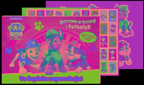 Psi Patrol. Zabawa w kolory i kształty. Co za akcja!
