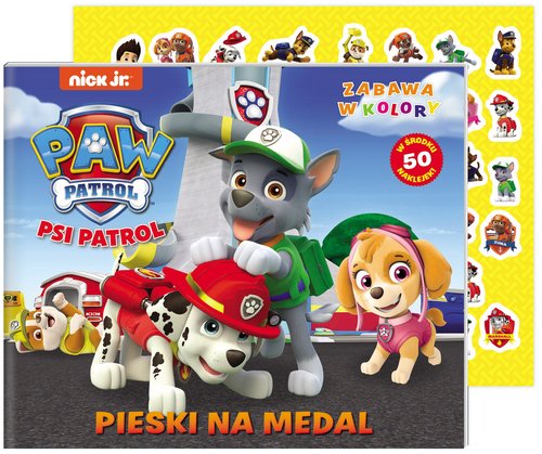 Psi Patrol Zabawa w kolory Pieski na medal