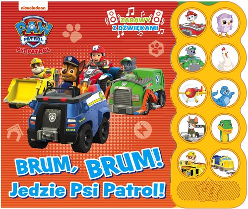 Psi Patrol Zabawy z dźwiękami Brum, Brum! Jedzie Psi Patrol!