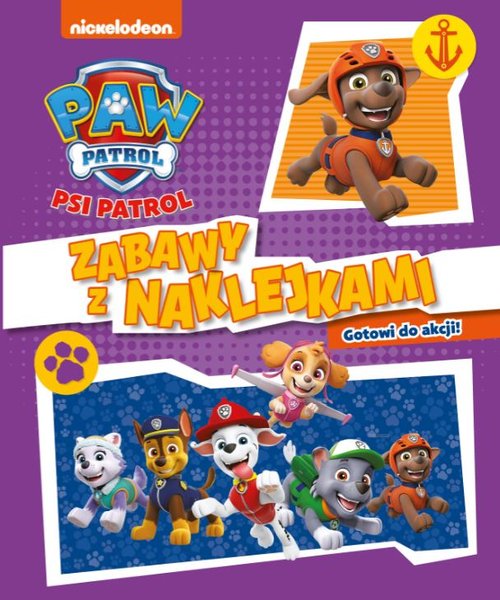 Psi Patrol Zabawy z naklejkami Gotowi do akcji!