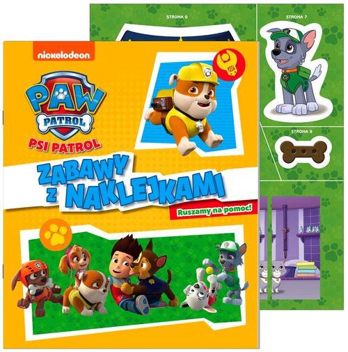 Psi Patrol Zabawy z naklejkami Ruszamy na pomoc
