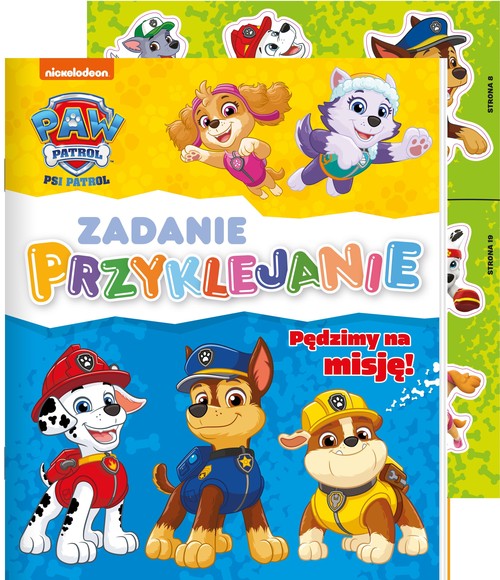 Psi Patrol Zadanie przyklejanie Pędzimy na misję!