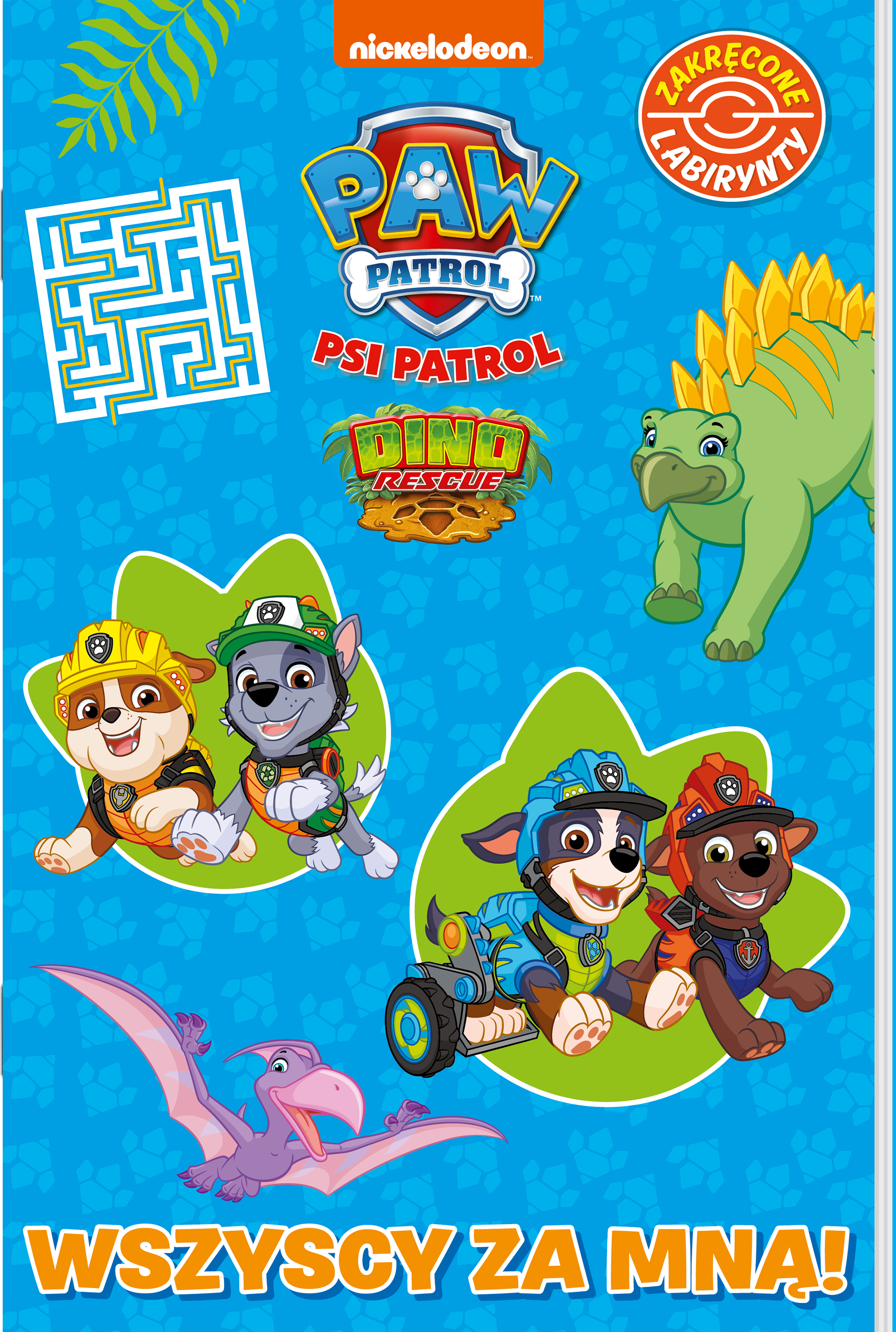 Psi Patrol Zakręcone labirynty Dino rescue Wszyscy za mną!
