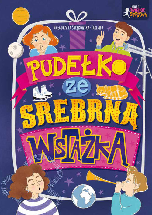 Pudełko ze srebrną wstążką