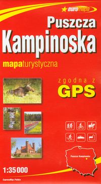 Puszcza Kampinoska mapa turystyczna 1:35 000