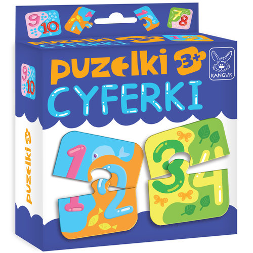 Puzzelki Cyferki 3+