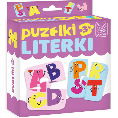 Puzzelki Literki 3+